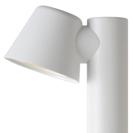 Lucide DINGO-LED - Sockellampe - LED Dimb. - GU10 - 1x5W 3000K - IP44 - Weiß