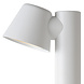 Lucide DINGO-LED - Sockellampe - LED Dimb. - GU10 - 1x5W 3000K - IP44 - Weiß