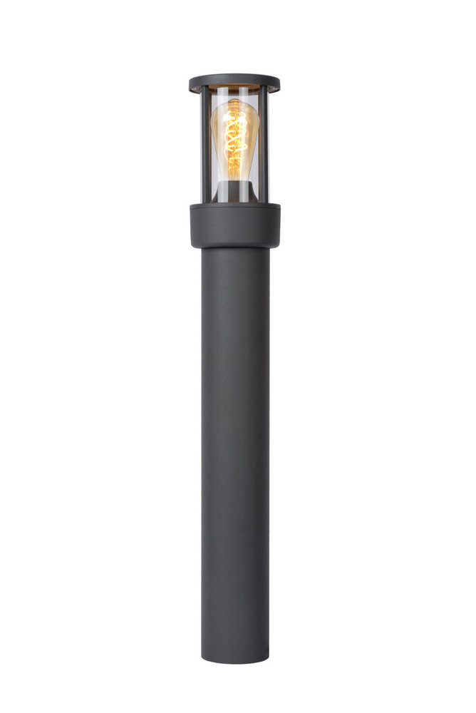 Lucide LORI - Sockelleuchte - 1xE27 - IP44 - Tag-/Nachtsensor - Anthrazit Lucide LORI - Sockelleuchte - 1xE27 - IP44 - Tag-/Nachtsensor - Anthrazit