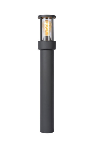 Lucide LORI - Sockelleuchte - 1xE27 - IP44 - Tag-/Nachtsensor - Anthrazit Lucide LORI - Sockelleuchte - 1xE27 - IP44 - Tag-/Nachtsensor - Anthrazit