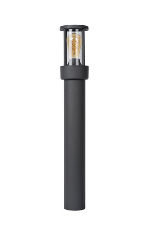 Lucide LORI - Sockelleuchte - 1xE27 - IP44 - Tag-/Nachtsensor - Anthrazit Lucide LORI - Sockelleuchte - 1xE27 - IP44 - Tag-/Nachtsensor - Anthrazit
