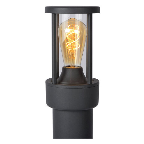 Lucide LORI - Sockelleuchte - 1xE27 - IP44 - Tag-/Nachtsensor - Anthrazit Lucide LORI - Sockelleuchte - 1xE27 - IP44 - Tag-/Nachtsensor - Anthrazit
