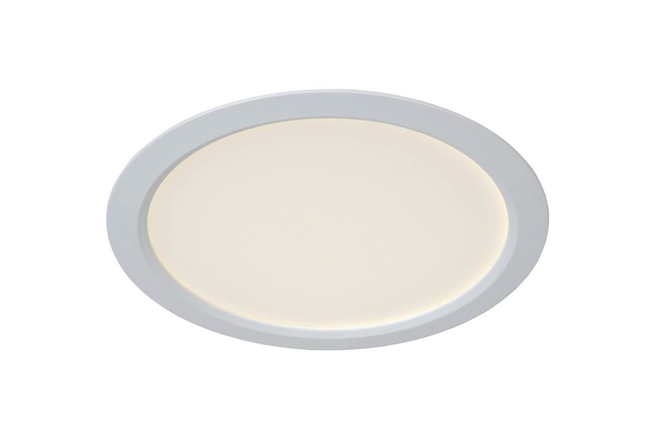 Lucide TENDO-LED - Deckenleuchte - Ø 22 cm - LED - 1x18W 3000K - Weiß