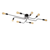 Lucide LESTER - Deckenleuchte - 8xE27 - Schwarz Lucide LESTER - Deckenleuchte - 8xE27 - Schwarz