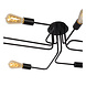 Lucide LESTER - Deckenleuchte - 8xE27 - Schwarz Lucide LESTER - Deckenleuchte - 8xE27 - Schwarz