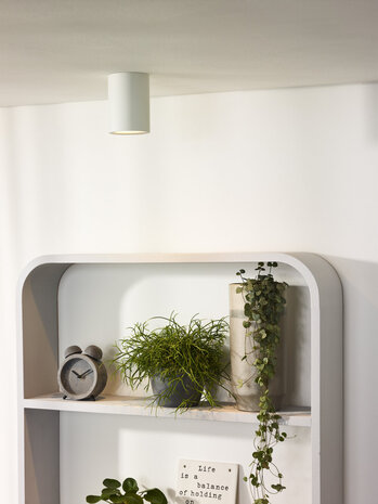 Lucide BENTOO-LED - Deckenstrahler - Ø 8 cm - LED Dimb. - GU10 - 1x5W 3000K - Weiß