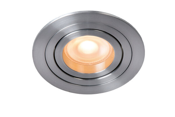 Lucide TUBE - Downlight - Ø 9,2 cm - 1xGU10 - Mattchrom
