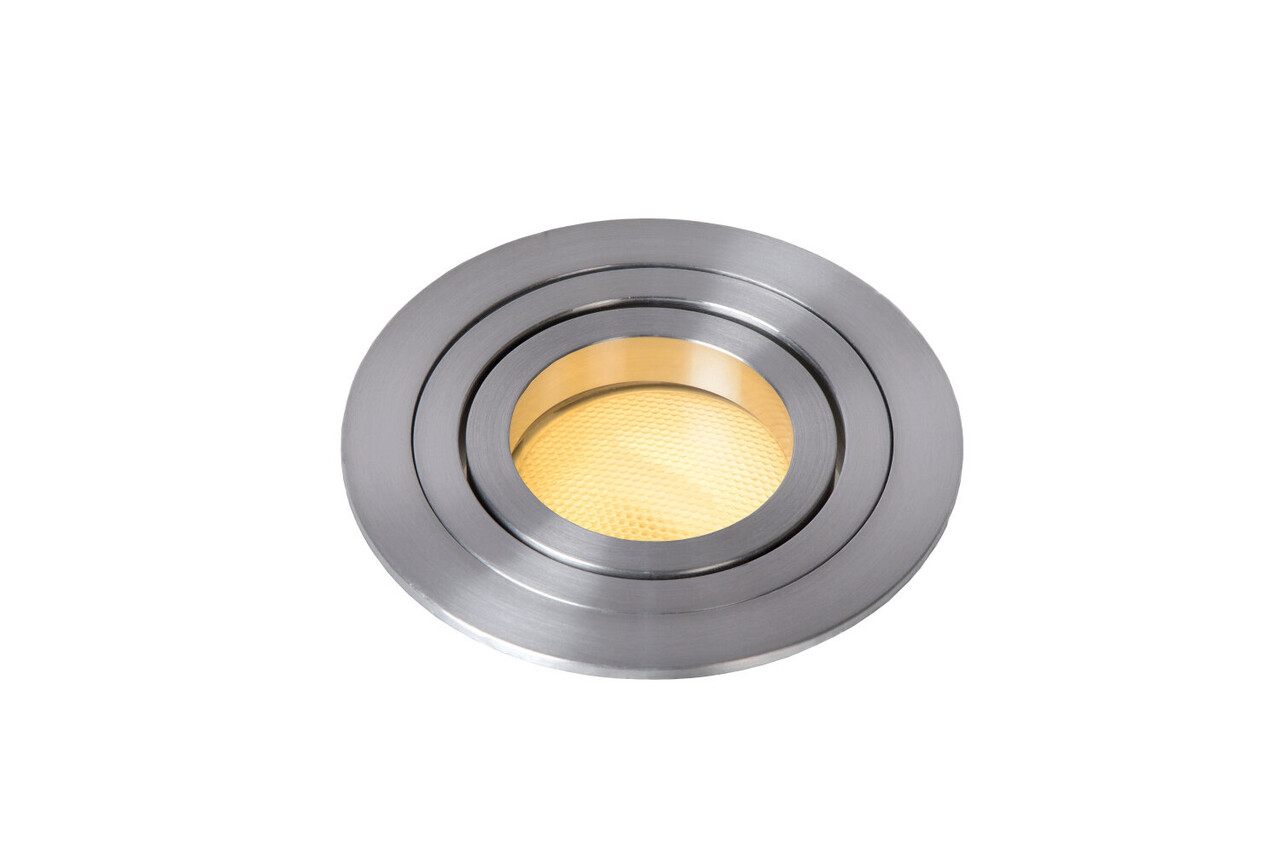 Lucide TUBE - Downlight - Ø 9,2 cm - 1xGU10 - Mattchrom
