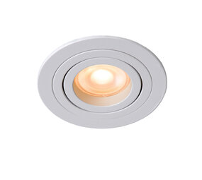 Lucide TUBE - Downlight - Ø 9,2 cm - 1xGU10 - Weiß