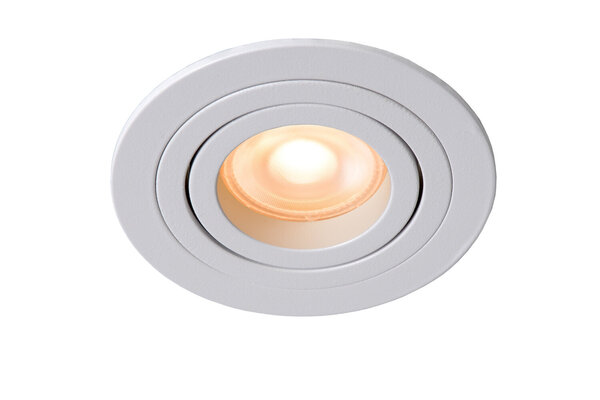 Lucide TUBE - Downlight - Ø 9,2 cm - 1xGU10 - Weiß