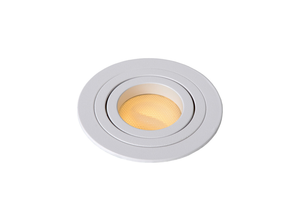 Lucide TUBE - Downlight - Ø 9,2 cm - 1xGU10 - Weiß