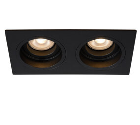 Lucide EMBED - Downlight - 2xGU10 - Schwarz