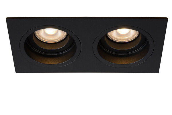 Lucide EMBED - Downlight - 2xGU10 - Schwarz