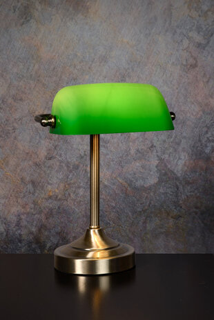 Lucide BANKER - Schreibtischlampe - E14 - Bronze Lucide BANKER - Schreibtischlampe - E14 - Bronze