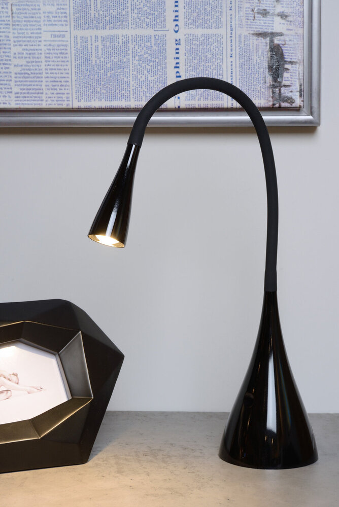 Lucide ZOZY - Schreibtischlampe - LED Dimb. - 1x4W 3000K - Schwarz Lucide ZOZY - Schreibtischlampe - LED Dimb. - 1x4W 3000K - Schwarz