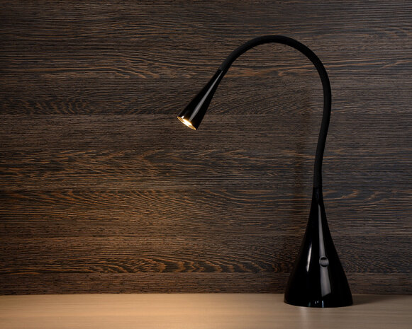 Lucide ZOZY - Schreibtischlampe - LED Dimb. - 1x4W 3000K - Schwarz Lucide ZOZY - Schreibtischlampe - LED Dimb. - 1x4W 3000K - Schwarz
