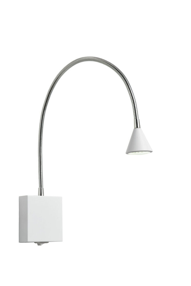 Lucide BUDDY - Nachttischlampe / Wandleuchte - LED - 1x4W 4000K - Weiß Lucide BUDDY - Nachttischlampe / Wandleuchte - LED - 1x4W 4000K - Weiß