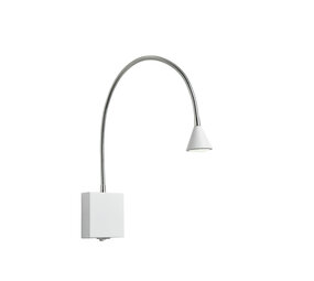 Lucide BUDDY - Nachttischlampe / Wandleuchte - LED - 1x4W 4000K - Weiß