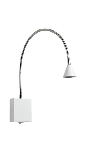 Lucide BUDDY - Nachttischlampe / Wandleuchte - LED - 1x4W 4000K - Weiß Lucide BUDDY - Nachttischlampe / Wandleuchte - LED - 1x4W 4000K - Weiß