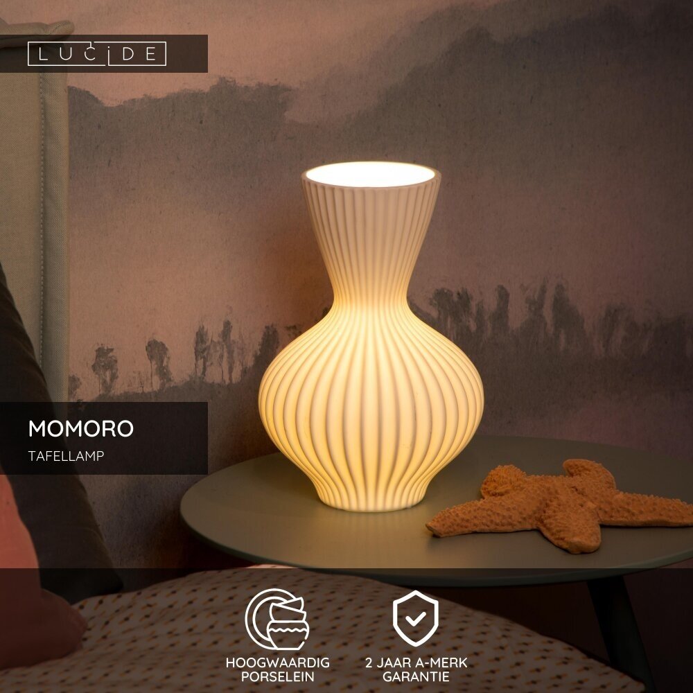Lucide MOMORO - Tischleuchte - 1xE14 - Weiß Lucide MOMORO - Tischleuchte - 1xE14 - Weiß