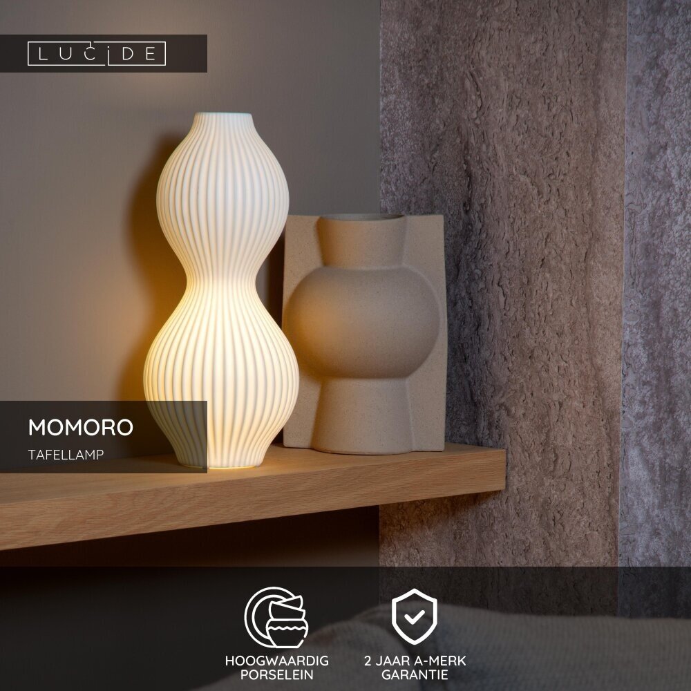Lucide MOMORO - Tischleuchte - 1xE14 - Weiß Lucide MOMORO - Tischleuchte - 1xE14 - Weiß