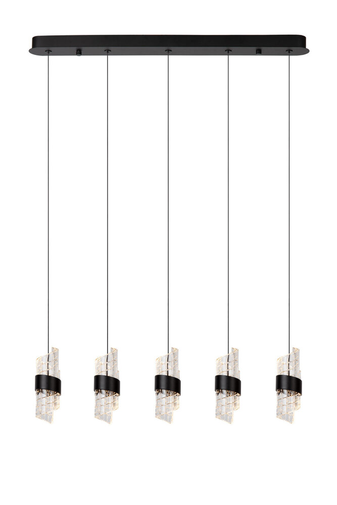 Lucide KLIGANDE - Hängeleuchte - LED Dimb. - 5x7,8W 2700K - Schwarz Lucide KLIGANDE - Hängeleuchte - LED Dimb. - 5x7,8W 2700K - Schwarz