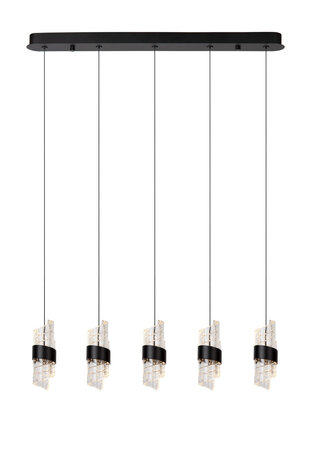 Lucide KLIGANDE - Hängeleuchte - LED Dimb. - 5x7,8W 2700K - Schwarz Lucide KLIGANDE - Hängeleuchte - LED Dimb. - 5x7,8W 2700K - Schwarz