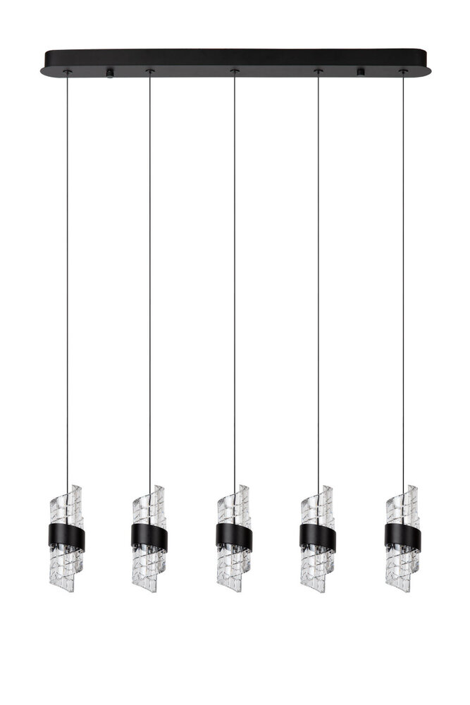 Lucide KLIGANDE - Hängeleuchte - LED Dimb. - 5x7,8W 2700K - Schwarz Lucide KLIGANDE - Hängeleuchte - LED Dimb. - 5x7,8W 2700K - Schwarz