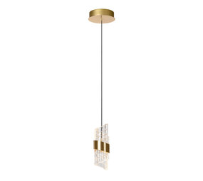 Lucide KLIGANDE - Pendelleuchte - Ø 13 cm - LED - 1x9W 2700K - Mattes Gold / Messing Lucide KLIGANDE - Pendelleuchte - Ø 13 cm - LED - 1x9W 2700K - Mattes Gold / Messing