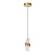 Lucide KLIGANDE - Pendelleuchte - Ø 13 cm - LED - 1x9W 2700K - Mattes Gold / Messing