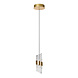 Lucide KLIGANDE - Pendelleuchte - Ø 13 cm - LED - 1x9W 2700K - Mattes Gold / Messing