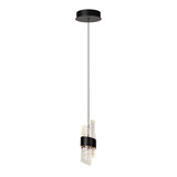 Lucide KLIGANDE - Hängeleuchte - Ø 13 cm - LED - 1x9W 2700K - Schwarz