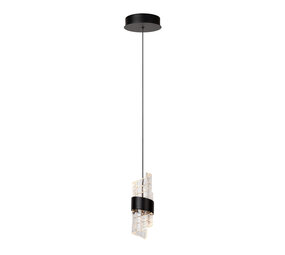 Lucide KLIGANDE - Hängeleuchte - Ø 13 cm - LED - 1x9W 2700K - Schwarz