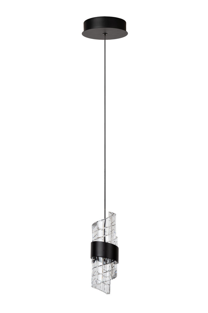 Lucide KLIGANDE - Hängeleuchte - Ø 13 cm - LED - 1x9W 2700K - Schwarz