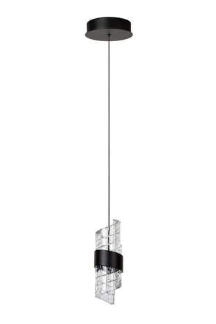 Lucide KLIGANDE - Hängeleuchte - Ø 13 cm - LED - 1x9W 2700K - Schwarz