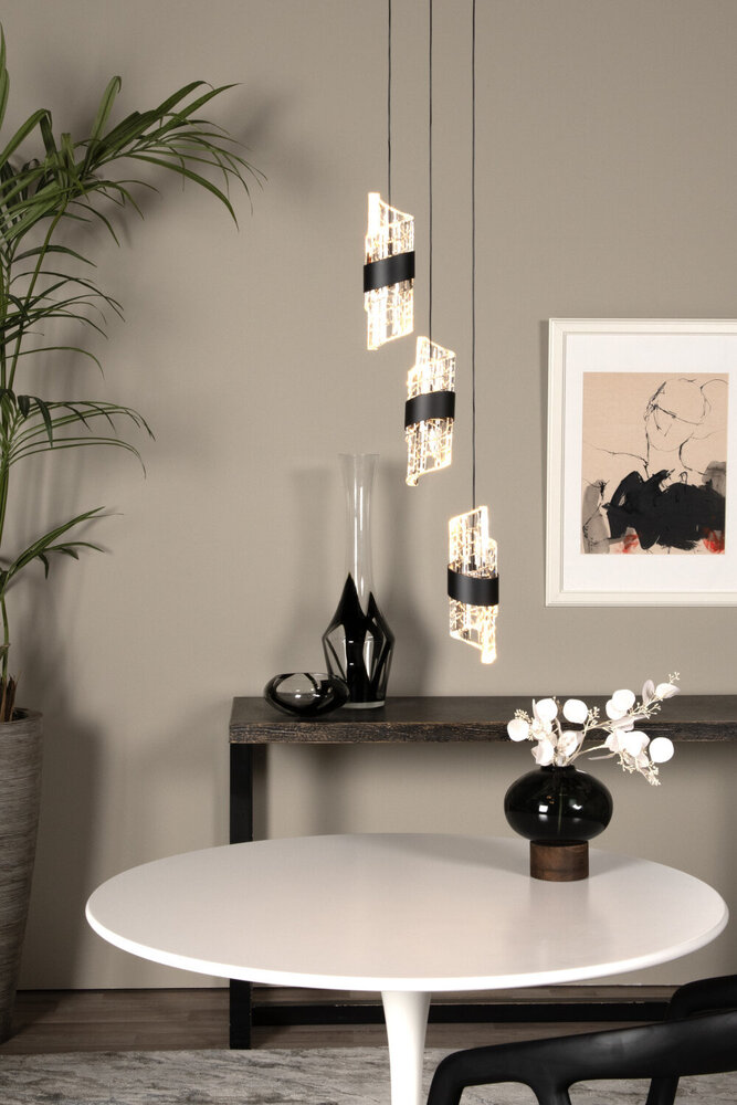 Lucide KLIGANDE - Hängeleuchte - Ø 25 cm - LED Dimb. - 3x8W 2700K - Schwarz Lucide KLIGANDE - Hängeleuchte - Ø 25 cm - LED Dimb. - 3x8W 2700K - Schwarz