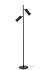 CLUBS - Stehleuchte - 2xGU10 - Schwarz CLUBS - Stehleuchte - 2xGU10 - Schwarz