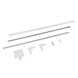 Lucide TRACK Starter Set - 1-Phasen-Schienensystem / Schienenbeleuchtung - 2 Meter - Weiß Lucide TRACK Starter Set - 1-Phasen-Schienensystem / Schienenbeleuchtung - 2 Meter - Weiß