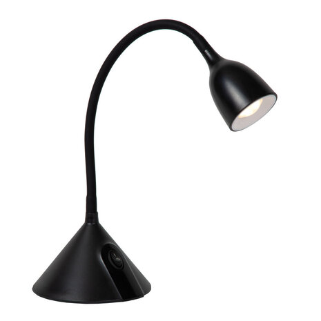 Lucide MILO - Schreibtischlampe - Ø 12,8 cm - LED - 1x3,2W 3000K - Schwarz