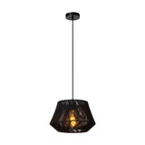Lucide JESSICA - Hängeleuchte - Ø 30 cm - 1xE27 - Schwarz