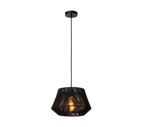 Lucide JESSICA - Hängeleuchte - Ø 30 cm - 1xE27 - Schwarz