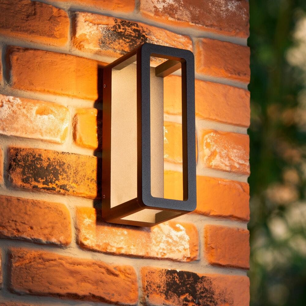Lucide NARVIK - Wandleuchte Innen/Außen - LED - 1x9.2W 3000K - IP65 - Schwarz Lucide NARVIK - Wandleuchte Innen/Außen - LED - 1x9.2W 3000K - IP65 - Schwarz