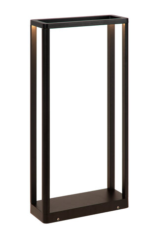 Lucide NARVIK - Sockellampe - LED - 1x9.2W 3000K - IP65 - Schwarz