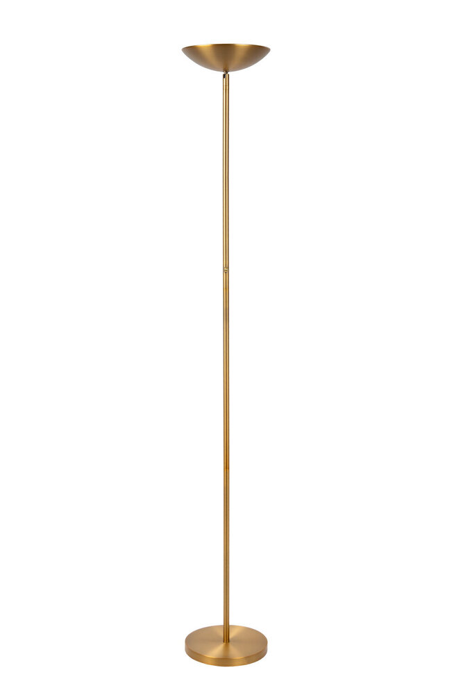 Lucide ZENITH - Stehleuchte - Ø 25,4 cm - LED Dimb. - 1x20W 3000K - Mattes Gold / Messing