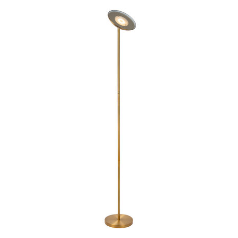 Lucide ZENITH - Stehleuchte - Ø 25,4 cm - LED Dimb. - 1x20W 3000K - Mattes Gold / Messing