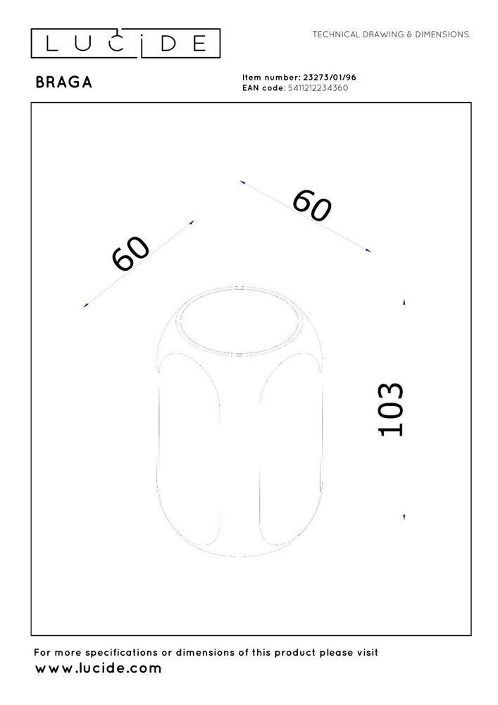 Lucide Premium BRAGA - Wandleuchte - 1xGU10 - Kaffee Lucide Premium BRAGA - Wandleuchte - 1xGU10 - Kaffee