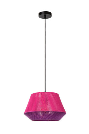 Lucide JESSICA - Hängeleuchte - Ø 30 cm - 1xE27 - Rosa Lucide JESSICA - Hängeleuchte - Ø 30 cm - 1xE27 - Rosa