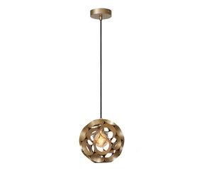 Lucide HANNELORE - Hängeleuchte - Ø 30 cm - 1xE27 - Matt Gold / Messing