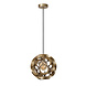 Lucide HANNELORE - Hängeleuchte - Ø 30 cm - 1xE27 - Matt Gold / Messing