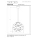 Lucide HANNELORE - Hängeleuchte - Ø 30 cm - 1xE27 - Matt Gold / Messing